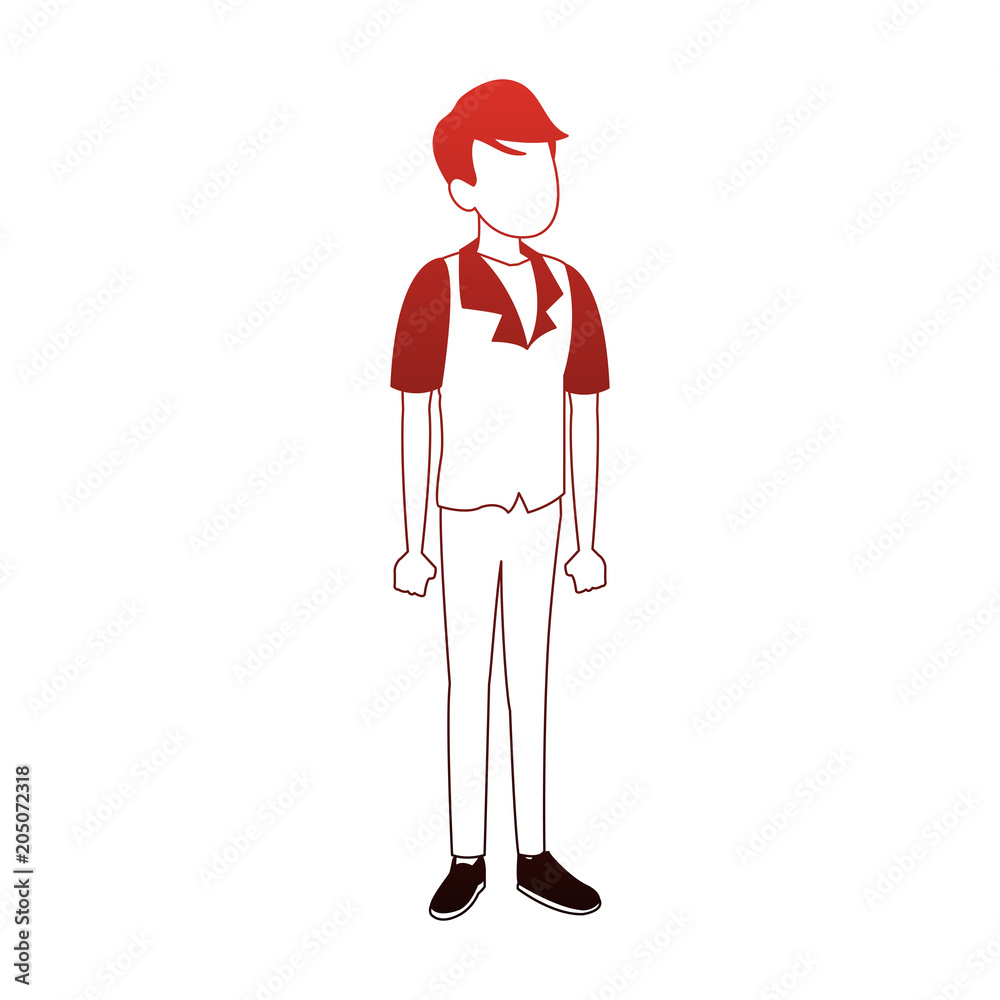 Young man cartoon with casual clothes vector illustration graphic design Young man cartoon with casual clothes vector illustration graphic design
