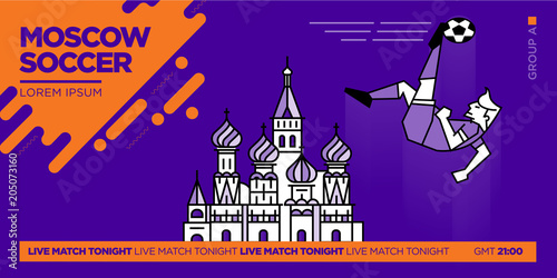 Modern Soccer Vector Design Template