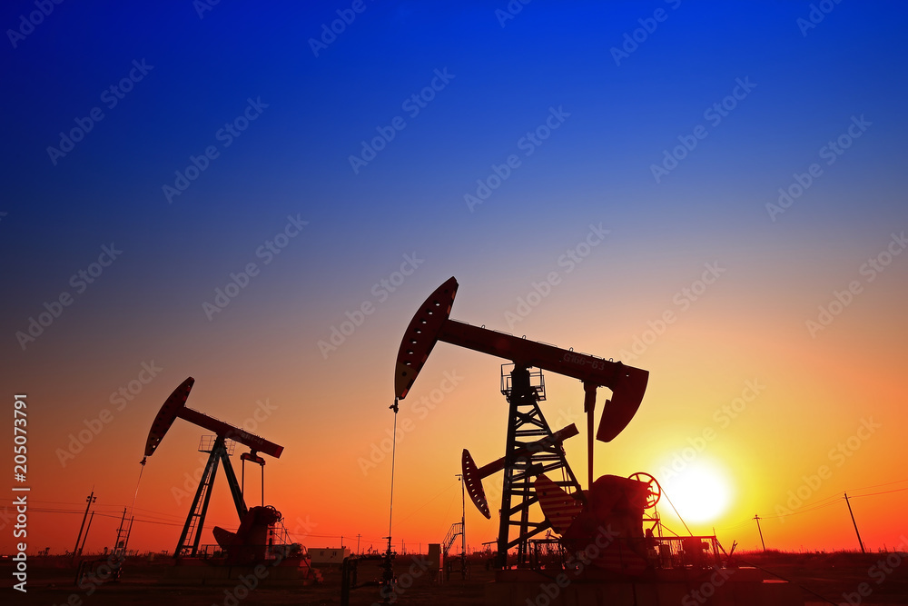 The oil pump, industrial equipment The oil pump, industrial equipment