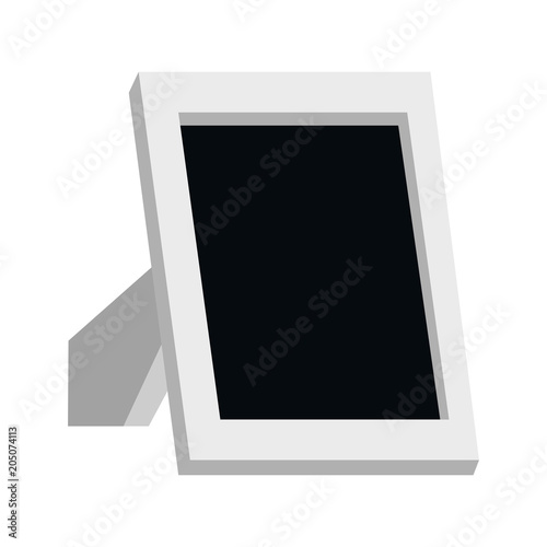 Empty portrait frame vector illustration graphic design