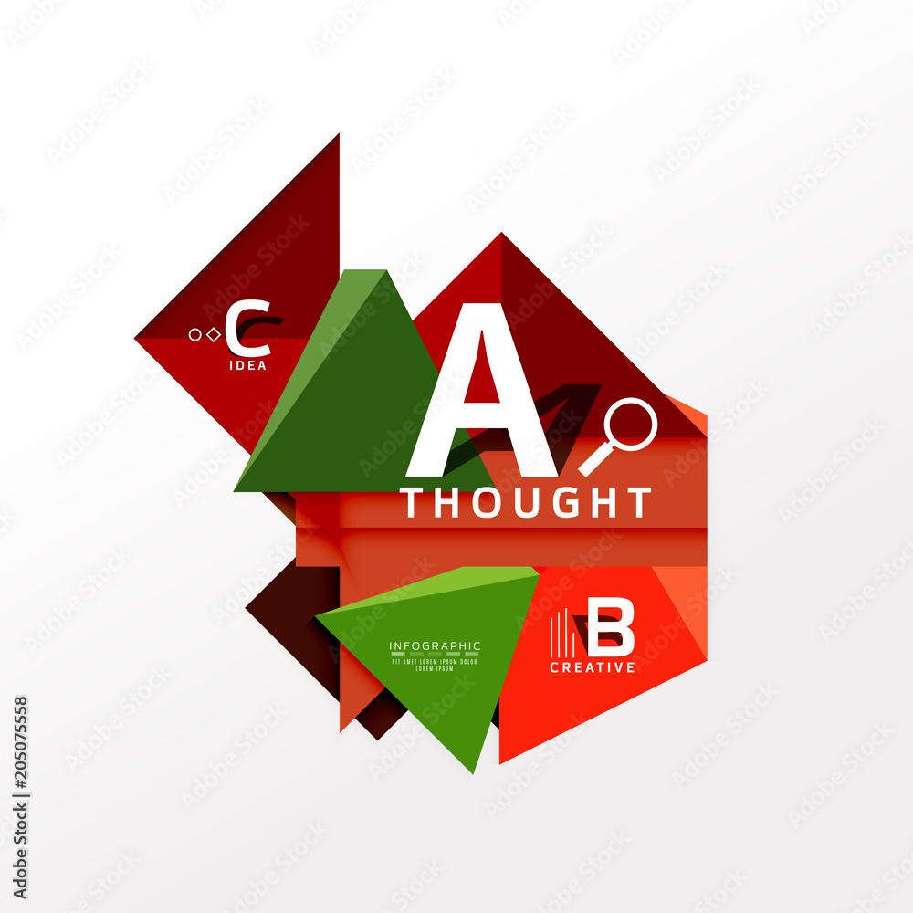 Infographic option banner Infographic option banner