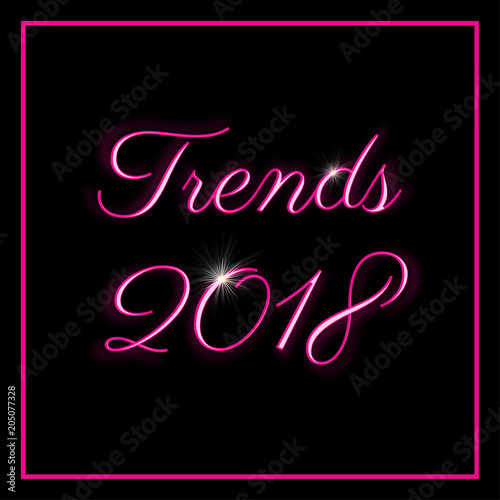Wallpaper Mural Trend Sign Neon Pink Light Black Board Poster Torontodigital.ca