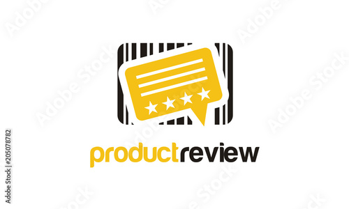 Barcode Bubble Chat Star product review rating logo