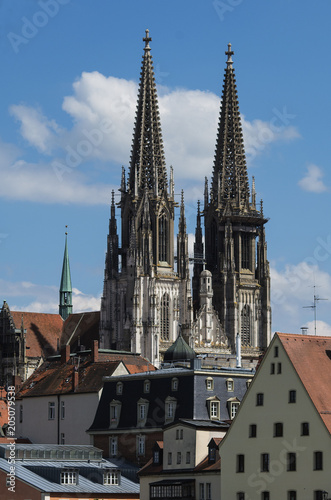 Regensburg cathedral in germany