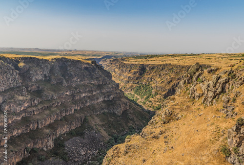 Armenia is a wonderful mix of soviet heritage and orthodox landmarks, surrounded by a stunning nature. Here for exemple the astonishing gorge carved by the Kasagh river photo