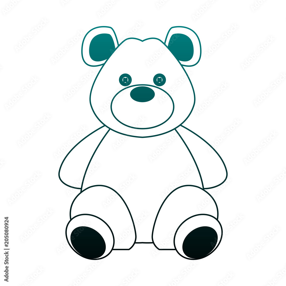 Teddy bear isolated vector illustration graphic design Teddy bear isolated vector illustration graphic design