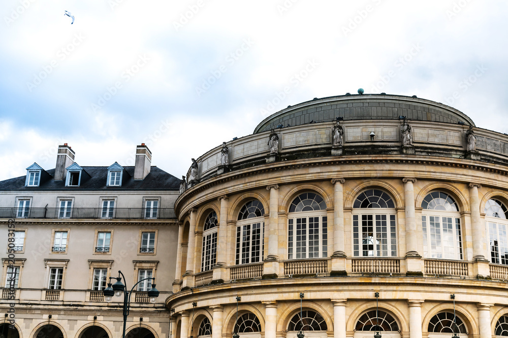 Fototapeta premium Rennes Opera in Rennes, France