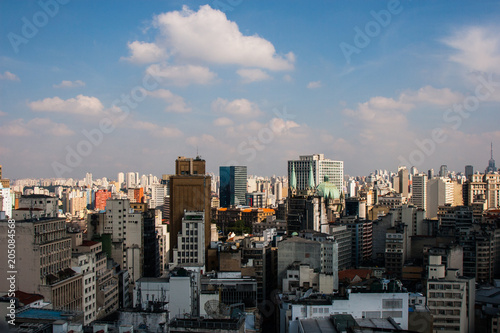 Metropolitan skyline of San Paolo, Brazil.