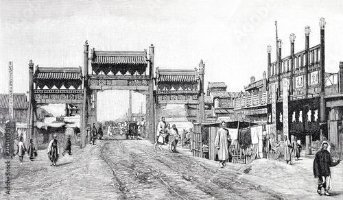 Photography Straße in Peking