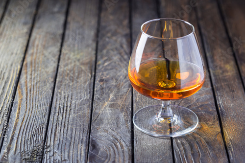 Glasse of brandy or cognac