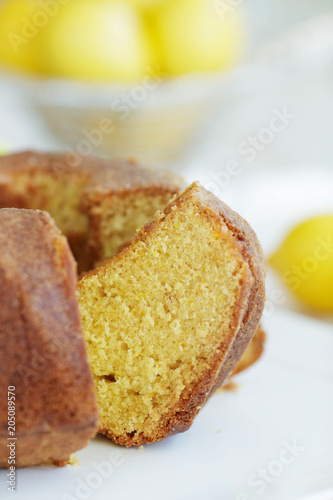 Cupcake on a sponge cake 