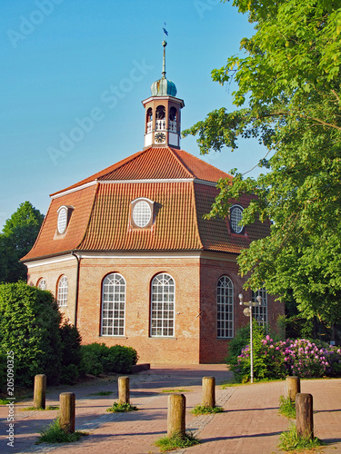 Obraz na płótnie Marktkirche Hamburg Niendorf w salonie