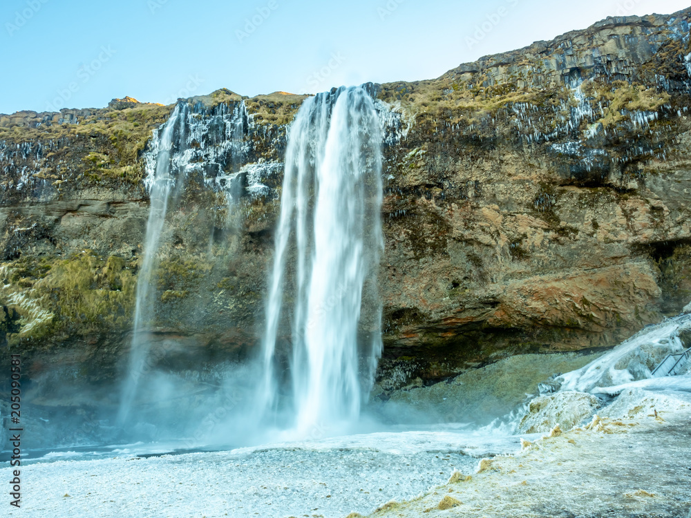 Obraz premium Seljalandsfoss waterfall in Iceland