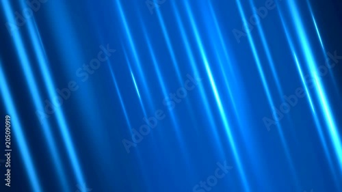 Colorful Diagonal Light Rays Background Animation - Loop Blue