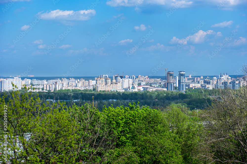 Landscape of city of Kiev