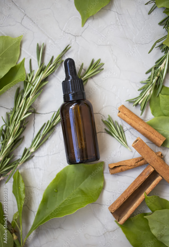 Organic skincare herbal face oil bottle .Organic spa product Organic skincare herbal face oil bottle .Organic spa product