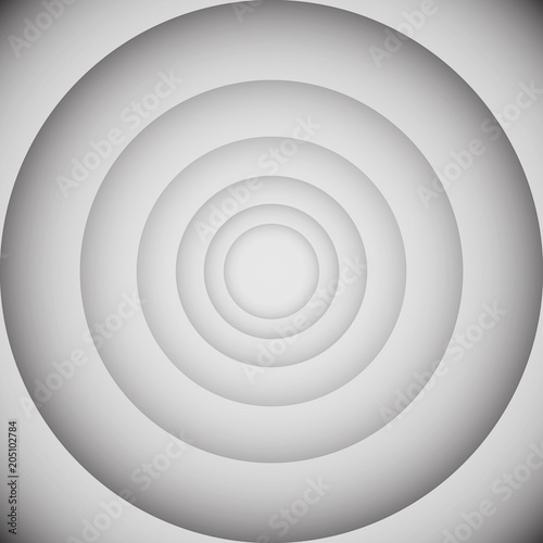 Abstract of gradient gray color in circle shape layer background, Illustration vector eps10