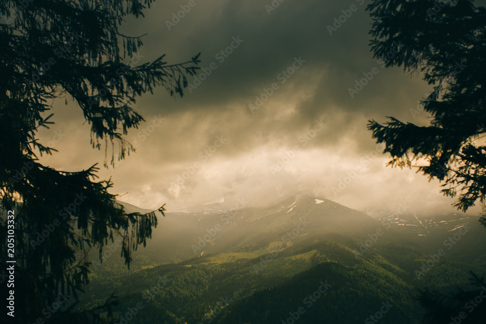 Fototapeta premium Alps Mountain Landscape