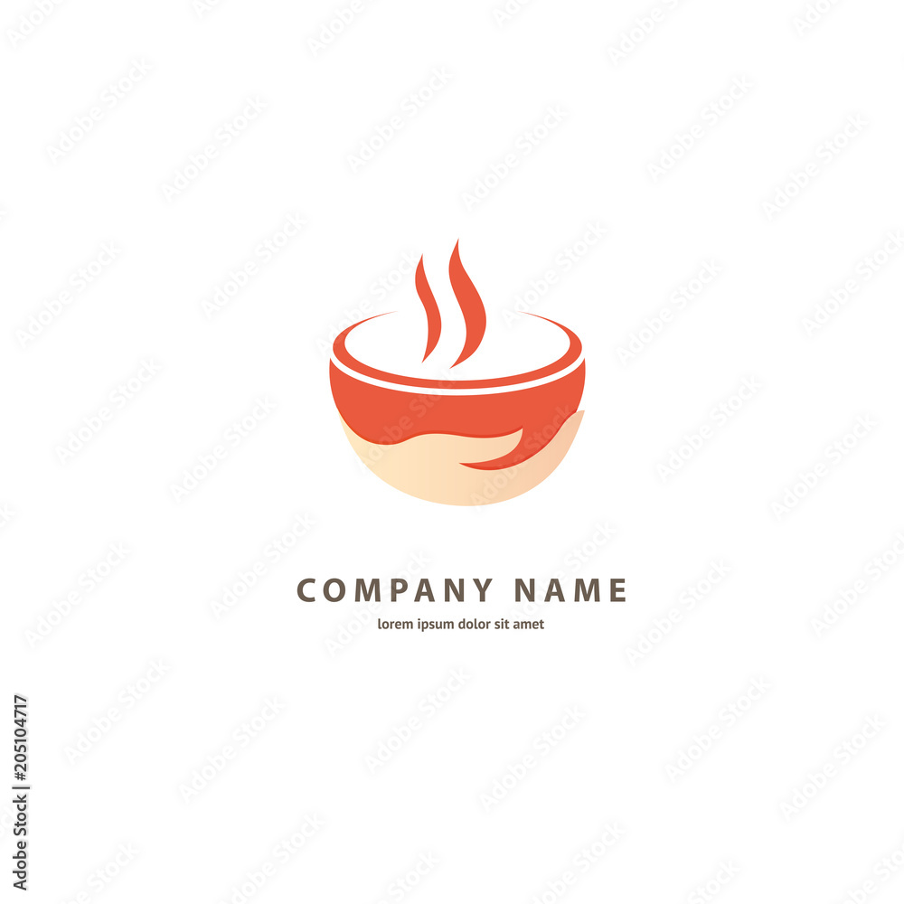 Vector stock logo, abstract sign of cafe, vector template of cafeteria and bistro. Vector stock logo, abstract sign of cafe, vector template of cafeteria and bistro.