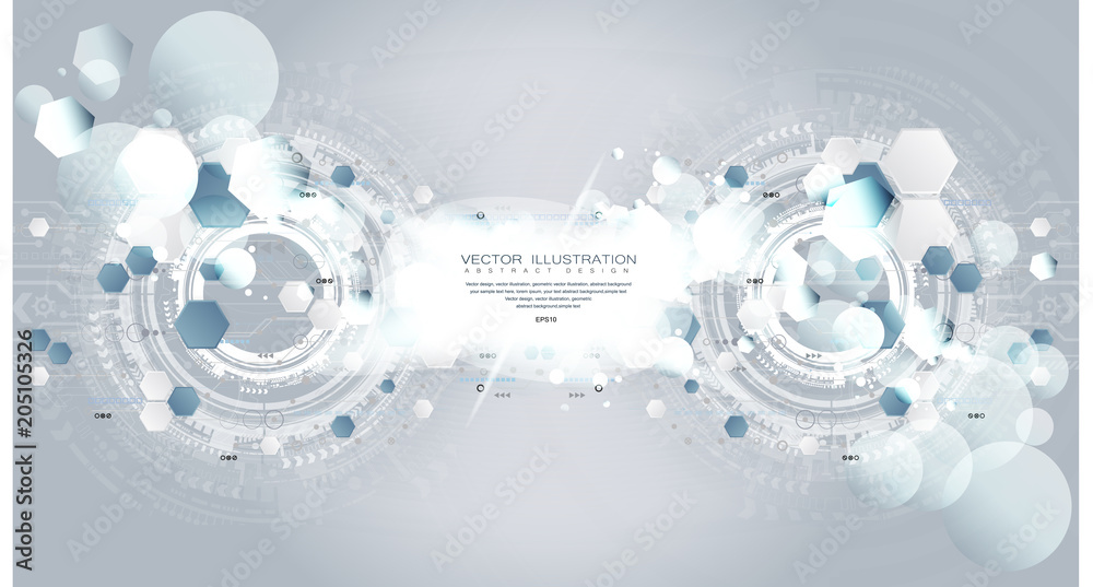 Technology background and abstract digital tech circle with various technological elements. Vector illustration. EPS 10. Technology background and abstract digital tech circle with various technological elements. Vector illustration. EPS 10.