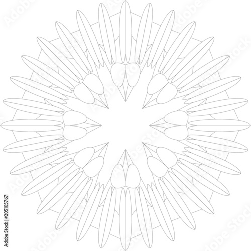 Einzigartige Schneeflocke