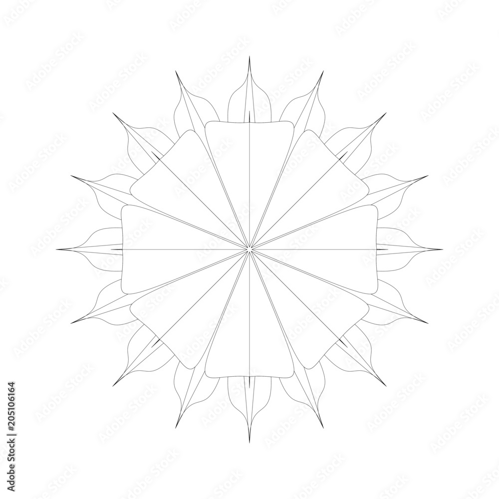 Einfaches Mandala
