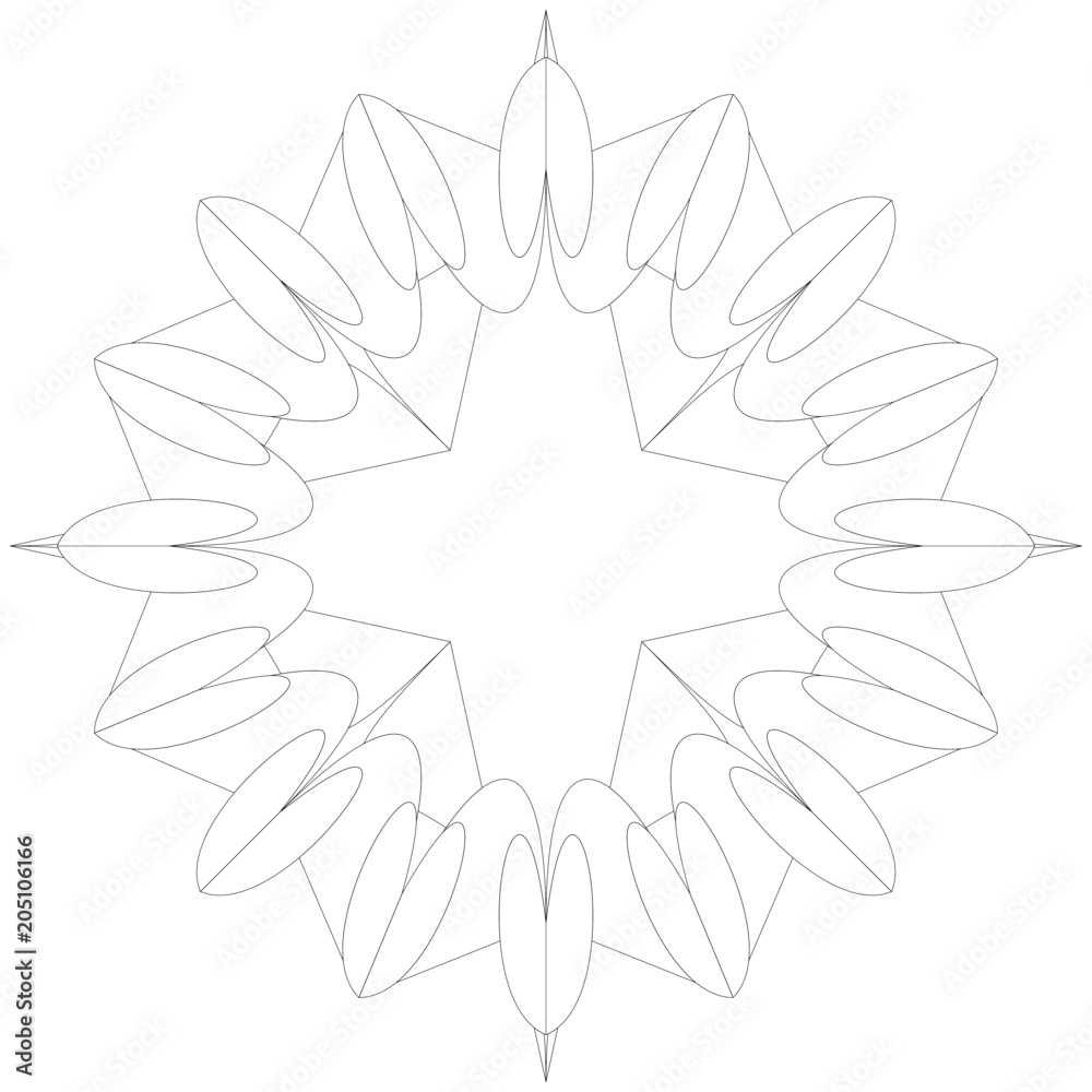 Einfaches Mandala