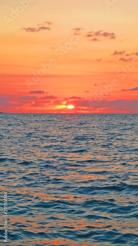 sunrise over atlantic ocean