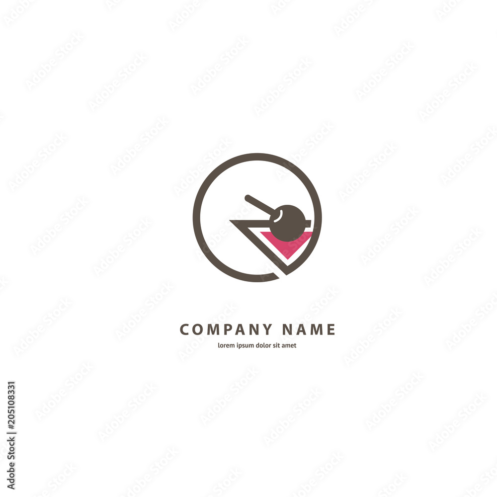 Vector stock logo, abstract wine vector template. Vector stock logo, abstract wine vector template.
