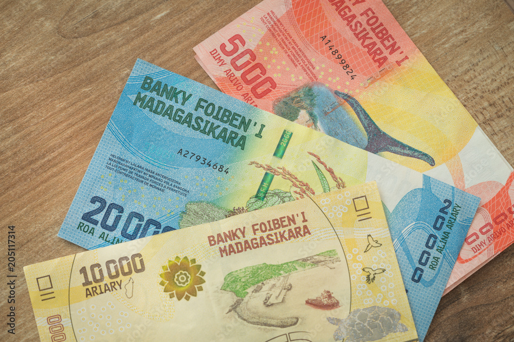 Obraz premium Madagascar money / Ariary