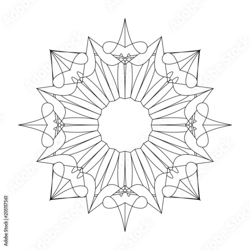 Einzigartige Schneeflocke