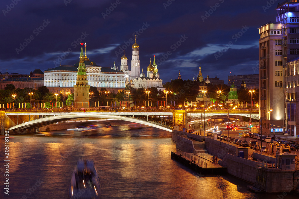 Evening over the beautiful Moscow Evening over the beautiful Moscow