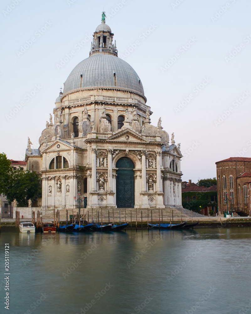 The Basilica of Santa Maria della salute at dawn, Venice, Italy