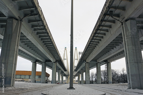 under the cable bridge © Sergey