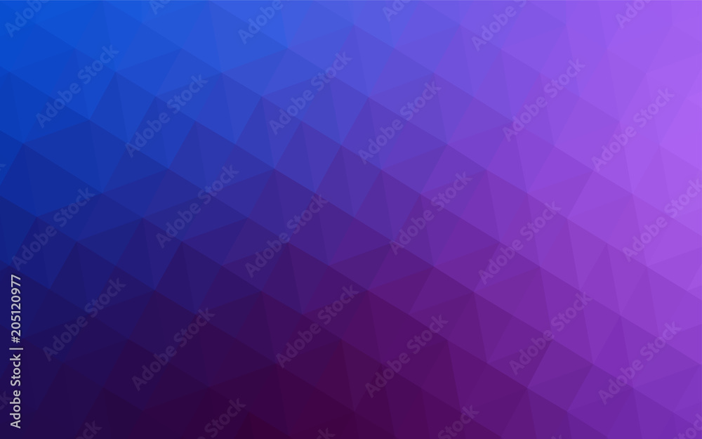 Light Pink, Blue vector gradient triangles texture. Light Pink, Blue vector gradient triangles texture.