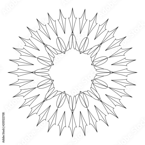 Einzigartige Schneeflocke