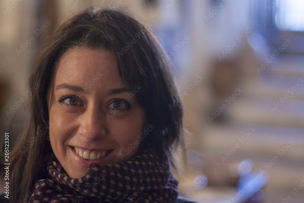 Bella ragazza a Matera