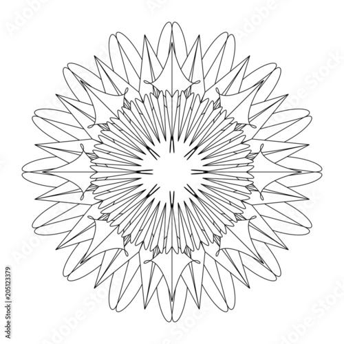 Einzigartige Schneeflocke