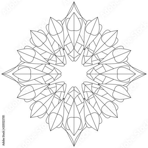 Einzigartige Schneeflocke