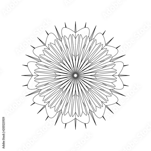 Einzigartige Schneeflocke