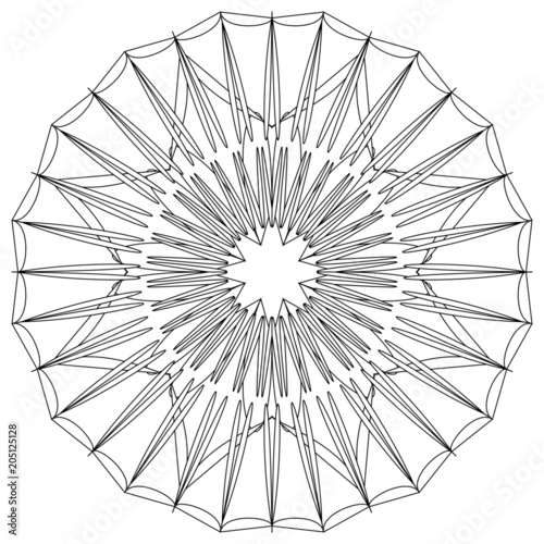 Einzigartige Schneeflocke