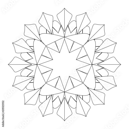 Einzigartige Schneeflocke