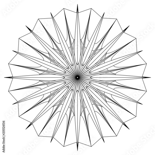 Einzigartiges Mandala