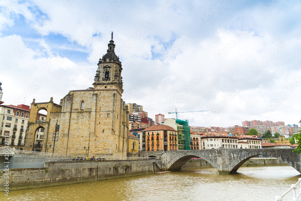 Obraz premium panoramic view of bilbao, Spain