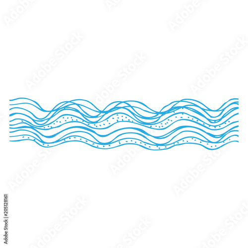 Water wave Logo Template