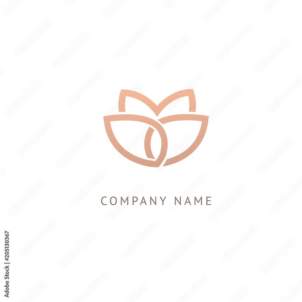 Lotos logo. Wedding icon. Luxury retro emblem. Cosmetics, Spa, Beauty salon, Decoration, Boutique vector logo. Lotos logo. Wedding icon. Luxury retro emblem. Cosmetics, Spa, Beauty salon, Decoration, Boutique vector logo.