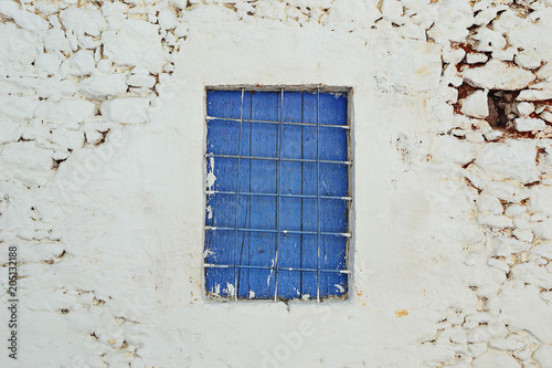 Old window on old town in Malia  Greece
