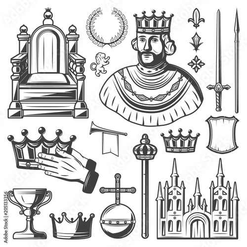 Vintage Royal Elements Set