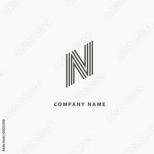 Monogram design elements  graceful template. Calligraphic elegant line art logo design.