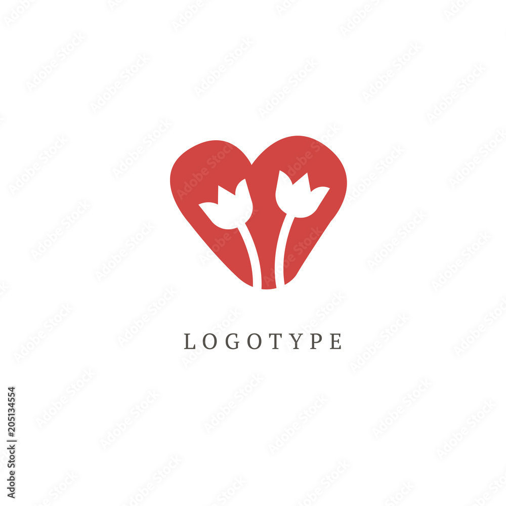 Vector illustration, Graphic Design Editable Design. Floral logo. Flower wedding icon. Luxury spring and summer, emblem.